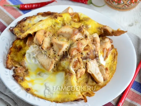 Фото готового блюда: Оякодон