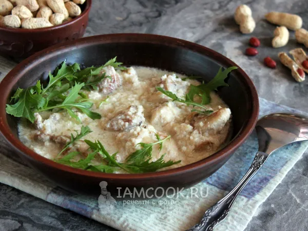 Фото блюда: Курица в ореховом соусе