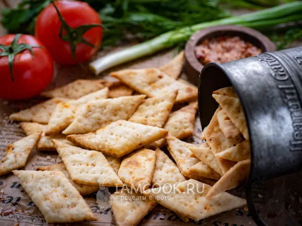 Фото готового блюда: Хрустящий солёный крекер