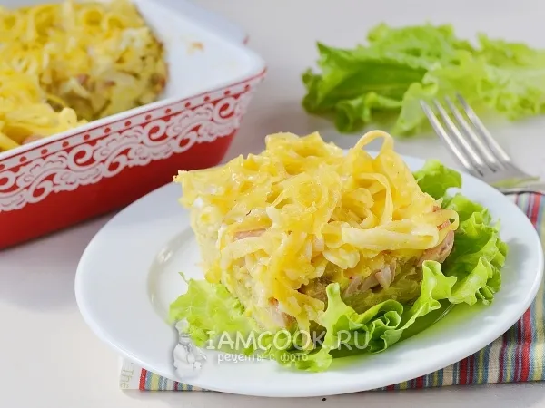 Фото готового блюда: Запеканка из лапши