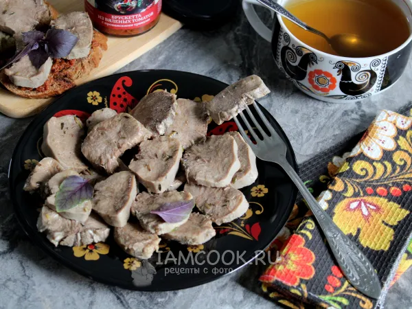 Фото блюда: Язык маринованный