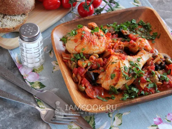 Фото блюда: Курица каччиаторе
