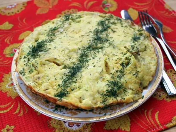 Фото блюда: Запеканка из кабачков в мультиварке