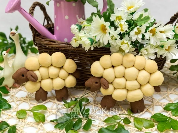 Фото готового блюда: Детское печенье «Барашки»