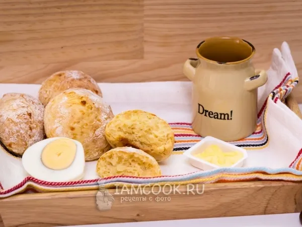 Фото блюда: Булочки с сыром на молоке
