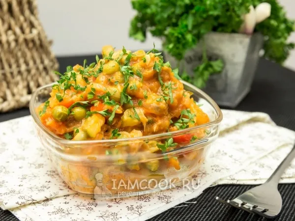 Фото блюда: Рагу овощное с картошкой