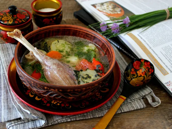 Фото готового блюда: Шулюм из гуся