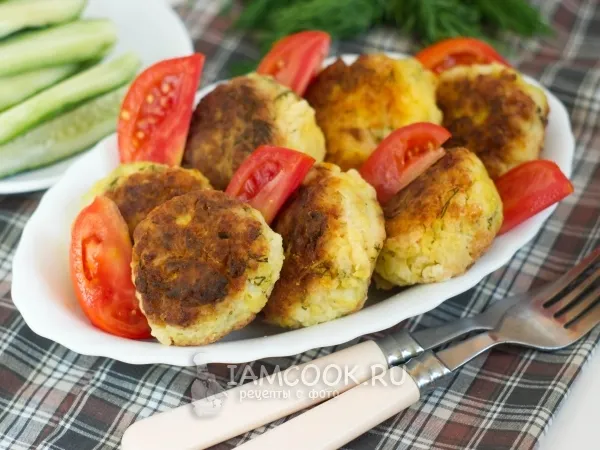 Фото блюда: Вегетарианские котлеты из цветной капусты
