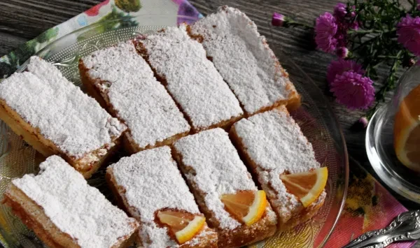 Фото блюда: Лимонные бары (Lemon bars)