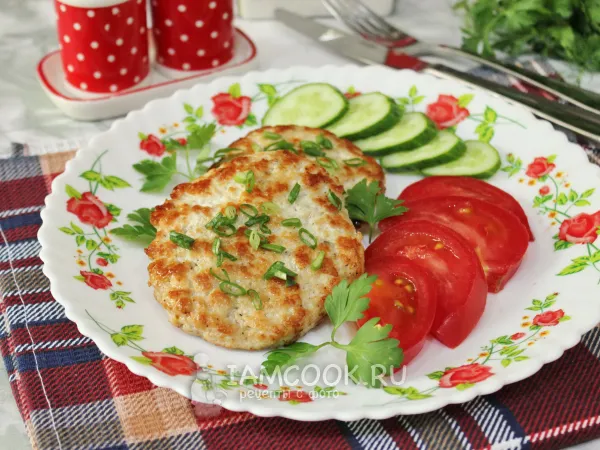 Фото блюда: Рубленый бифштекс из индейки