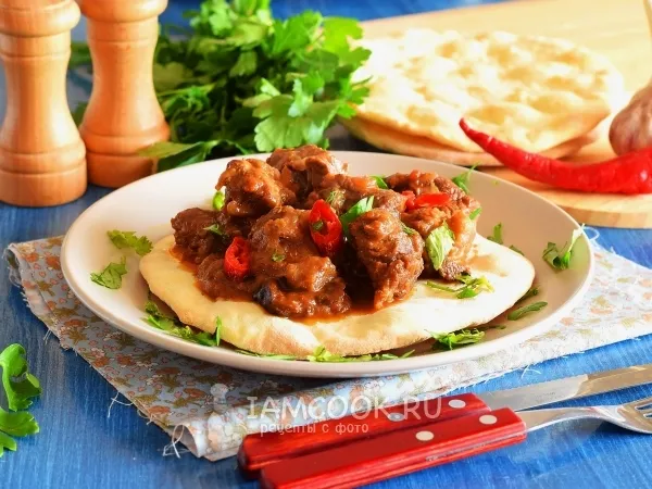 Фото готового блюда: Эсик-флейш (Эсык-флейш)