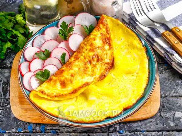 Фото готового блюда: Омлет из утиных яиц