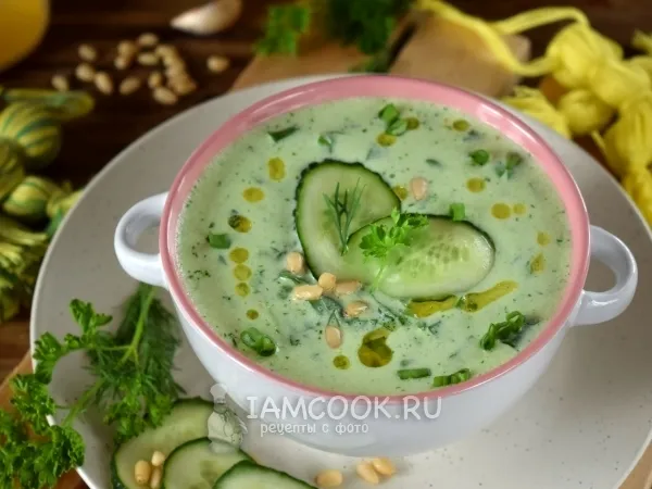 Фото готового блюда: Суп Таратор на кефире