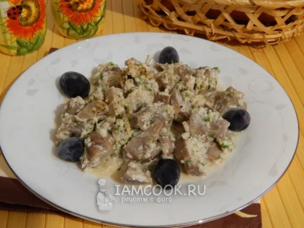 Фото готового блюда: Сациви с грибами