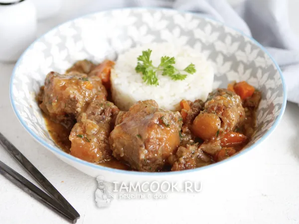 Фото блюда: Тушеные говяжьи хвосты