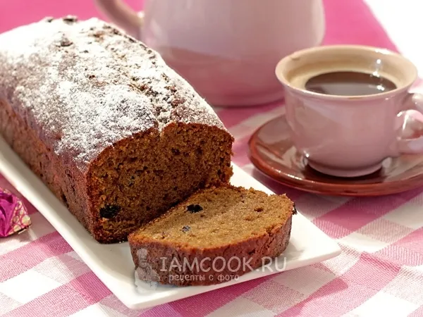 Фото блюда: Кофейный кекс с изюмом