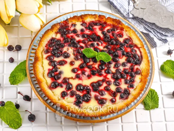 Фото блюда: Тарт с черной смородиной