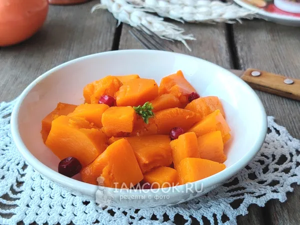 Фото готового блюда: Паренки из тыквы в духовке