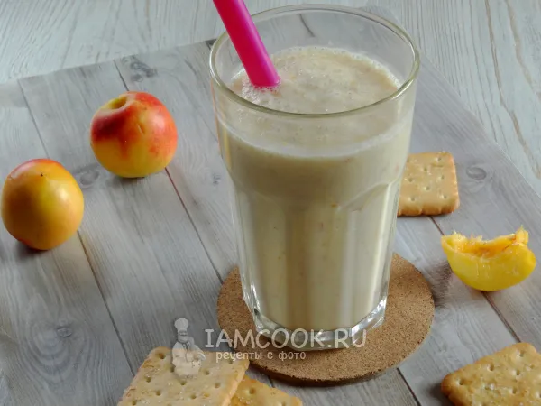 Фото блюда: Молочный коктейль с нектарином