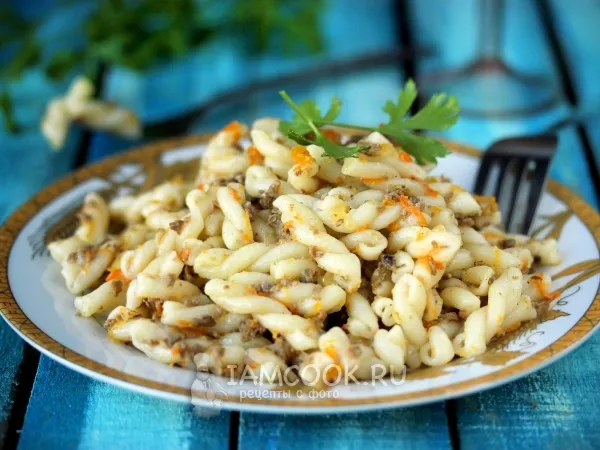 Фото блюда: Макароны с сердцем