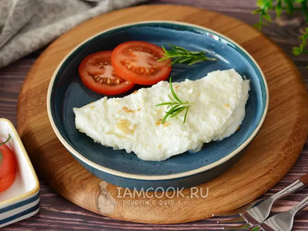 Фото блюда: Диетический белковый омлет на сковороде