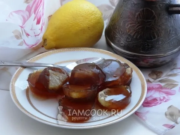 Фото блюда: Кофейно-лимонное желе