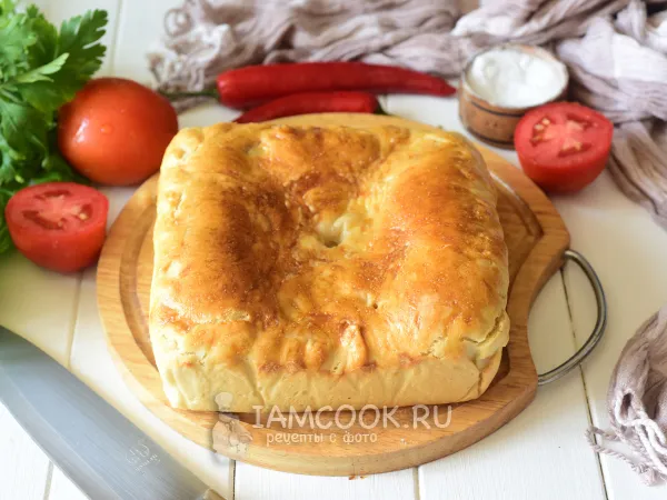 Фото блюда: Пирог из судака в духовке