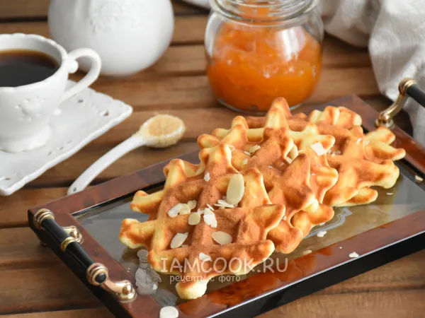 Фото готового блюда: Хрустящие бельгийские вафли