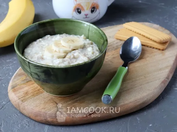 Фото готового блюда: Овсянка с творогом