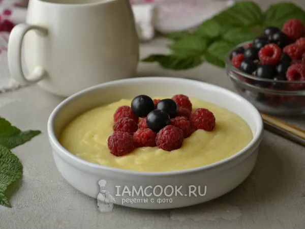 Фото блюда: Полента с ягодами