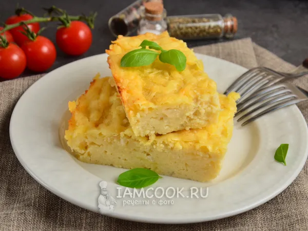 Фото блюда: Сырная запеканка из кускуса
