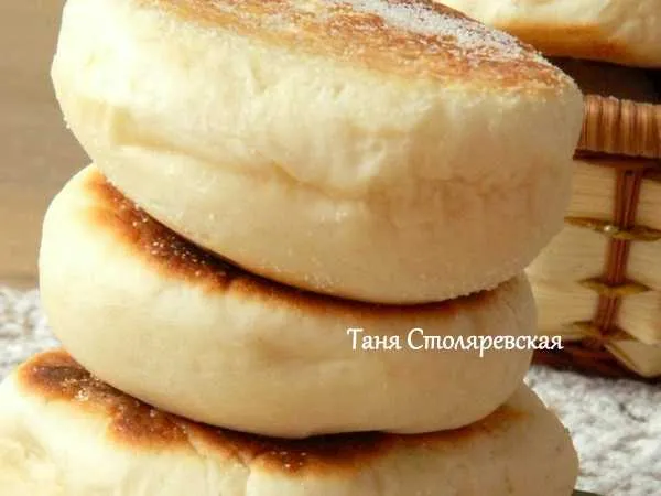 Фото готового блюда: Английские пышки на дрожжах