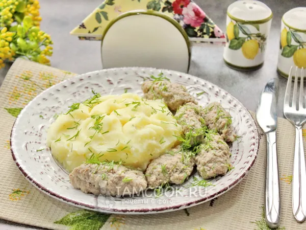 Фото блюда: Кнели из куриной печени