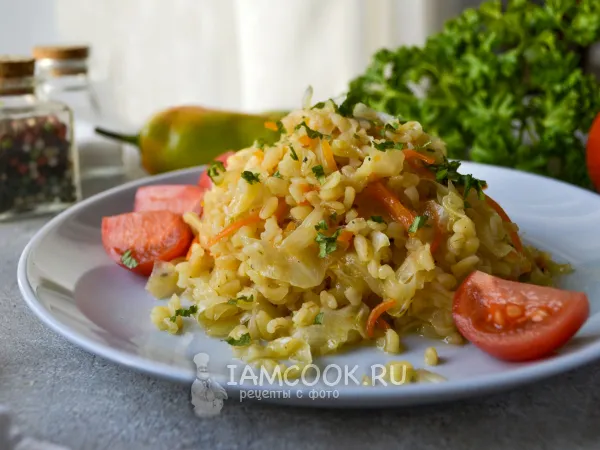 Фото блюда: Булгур с капустой