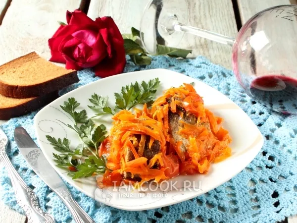 Фото блюда: Хек тушеный в мультиварке