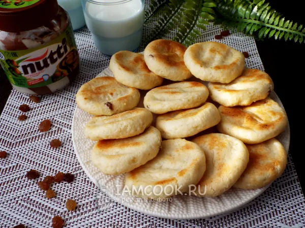 Фото готового блюда: Творожное печенье с изюмом