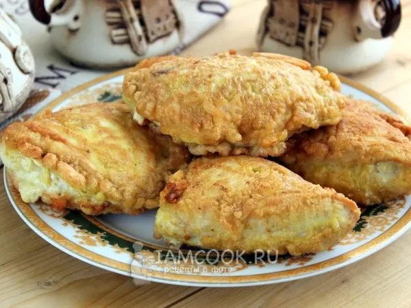 Фото блюда: Отбивные из куриного филе с сыром