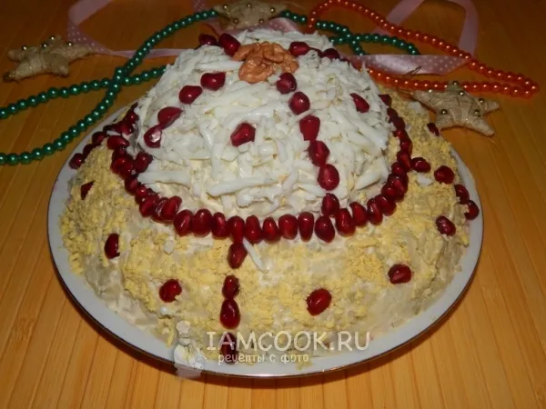 Фото блюда: Салат «Шапка мономаха»