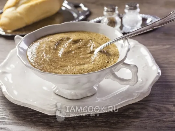 Фото блюда: Суп-пюре из куриной печени