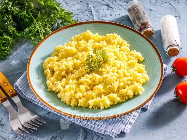 Фото блюда: Пшенная каша в микроволновке