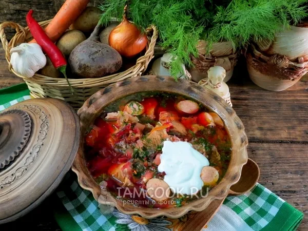 Фото готового блюда: Борщ по-белорусски