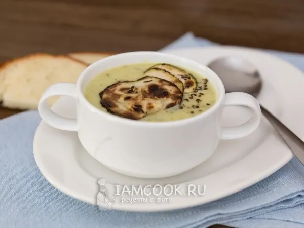 Фото блюда: Суп-пюре из цукини на раз-два-три