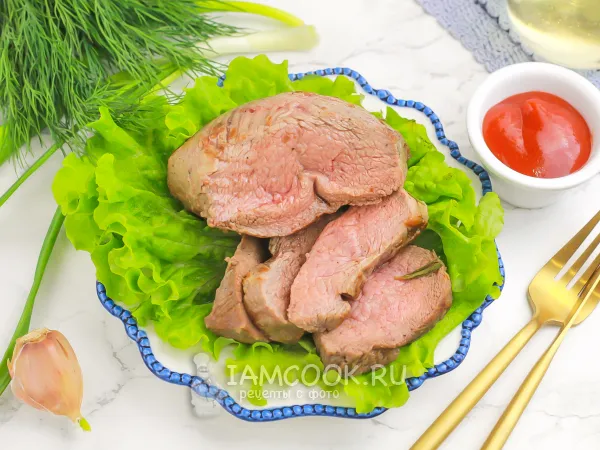 Фото блюда: Стейк из телятины на сковороде