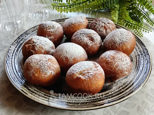 Фото блюда: Пончики с вишней