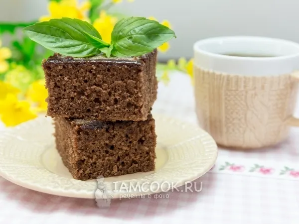 Фото блюда: Влажный шоколадный кекс