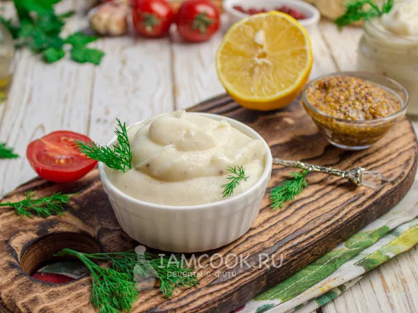 Фото блюда: Постный майонез из цветной капусты