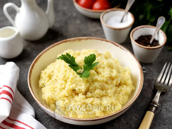 Фото блюда: Пшенная каша на курином бульоне