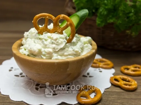 Фото блюда: Сливочный соус для шаурмы с огурцом