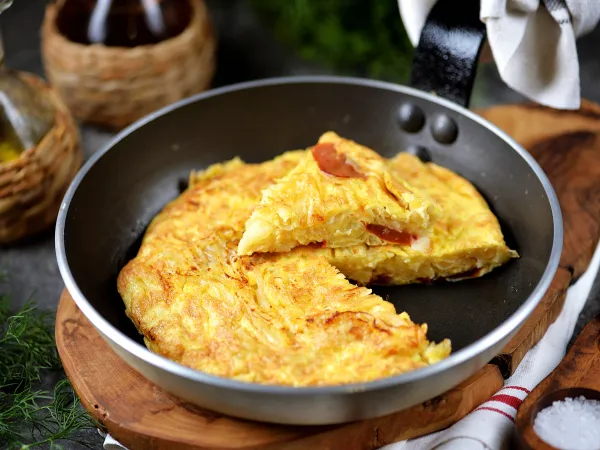 Фото готового блюда: Мандирмак (дагестанский омлет с овощами)