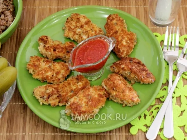 Фото блюда: Куриная грудка в панировке